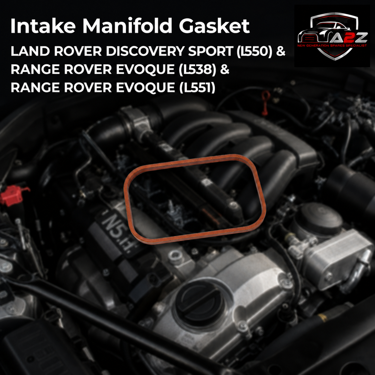 Intake Manifold Gasket LR024991 Compatible With LAND ROVER DISCOVERY SPORT (L550) & RANGE ROVER EVOQUE (L538) & RANGE ROVER EVOQUE (L551)