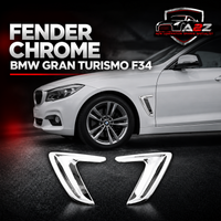 Fender Chrome Left 51747293733 & Right 51747293734 Compatible With BMW 3 Series Gran Turismo (F34) Tag No.53