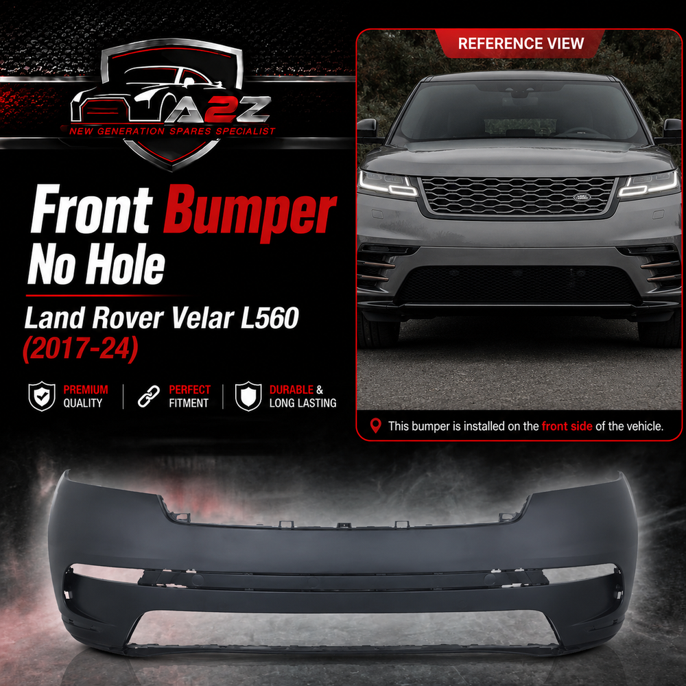 Front Bumper No Hole LR093475 Compatible With Land Rover Velar L560