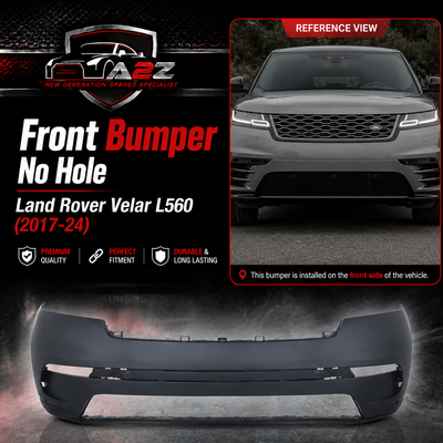 Front Bumper No Hole LR093475 Compatible With Land Rover Velar L560