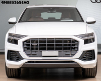 Glossy Dark Grey Original Show Grill Compatible With Audi = Q8 (2019-23) Tag NO.261