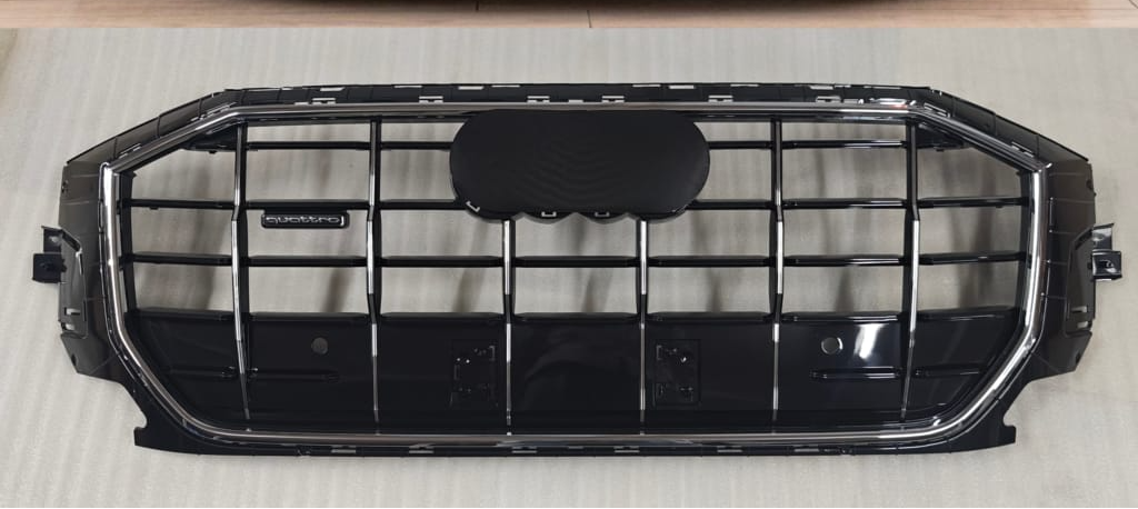 Glossy Dark Grey Original Show Grill Compatible With Audi = Q8 (2019-23) Tag NO.261