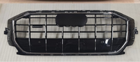 Glossy Dark Grey Original Show Grill Compatible With Audi = Q8 (2019-23) Tag NO.261