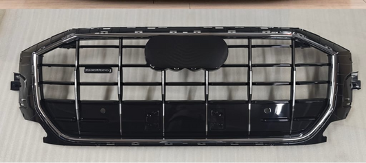 Glossy Dark Grey Original Show Grill Compatible With Audi = Q8 (2019-23) Tag NO.261
