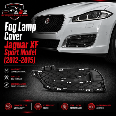 Fog Lamp Cover Left C2Z16209 & Right C2Z16207 Compatible With Jaguar XF Sport Model (2012-2015) Tag No.607