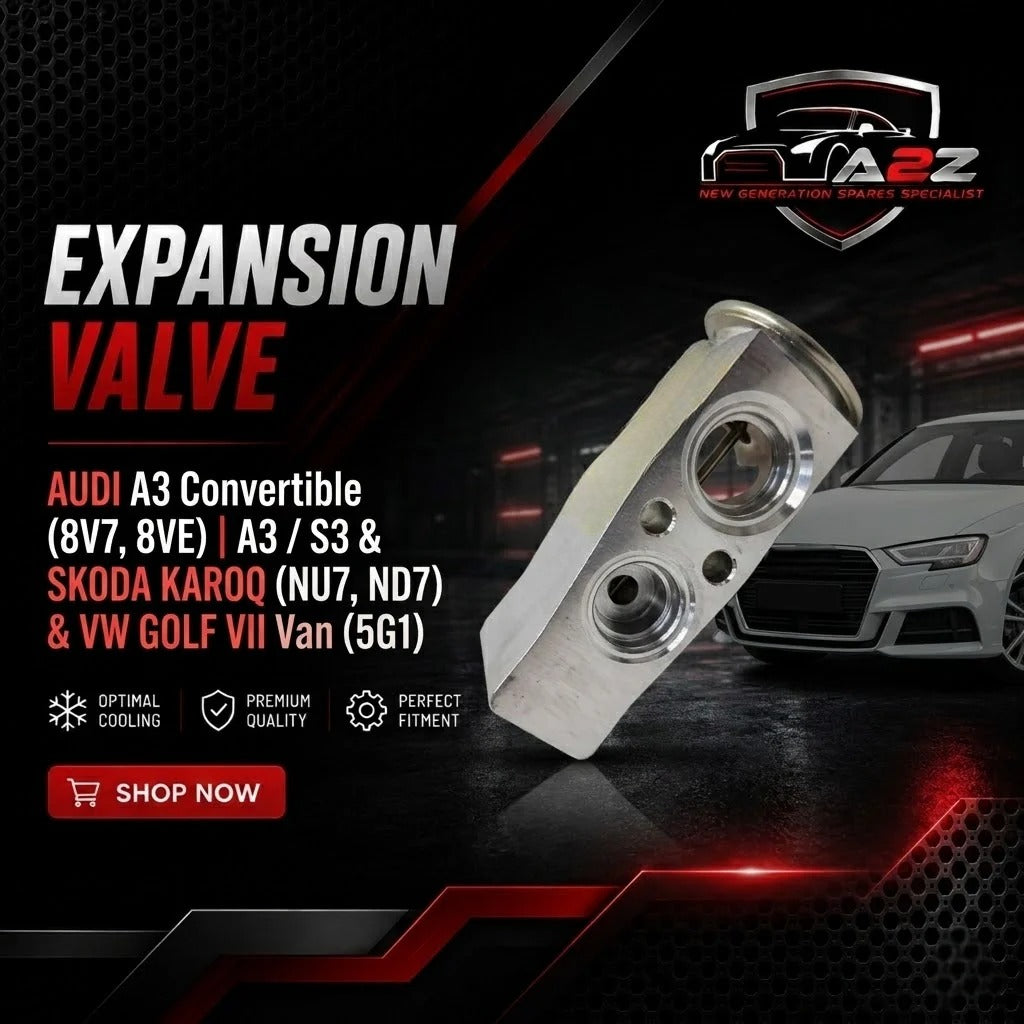 Expansion Valve 5Q0816679B 5Q0820679 5Q0820679C Compatible With Audi A3 Convertible (8V7, 8VE) | A3 / S3 & SKODA KAROQ (NU7, ND7) & VW GOLF VII Van (5G1) Tag No.201