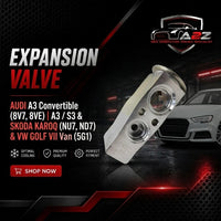 Expansion Valve 5Q0816679B 5Q0820679 5Q0820679C Compatible With Audi A3 Convertible (8V7, 8VE) | A3 / S3 & SKODA KAROQ (NU7, ND7) & VW GOLF VII Van (5G1) Tag No.201