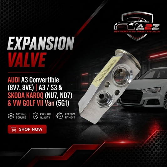 Expansion Valve 5Q0816679B Compatible With AUDI A3 Convertible (8V7, 8VE) | A3 / S3 & SKODA KAROQ (NU7, ND7) & VW GOLF VII Van (5G1)