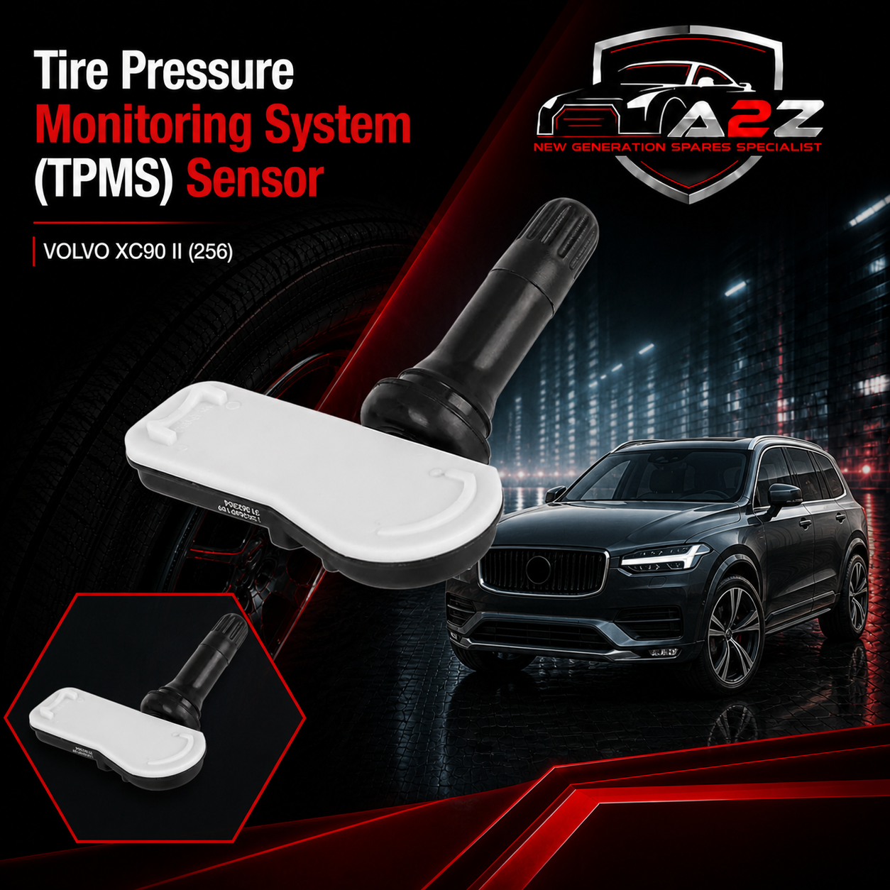 Tire Pressure Monitoring System (TPMS) Sensor 31362304 Compatible With  VOLVO XC90 II (256)