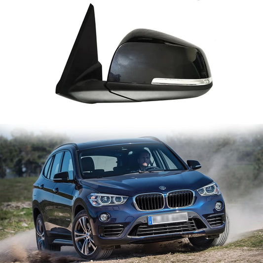 Mirror Assembly Electric Folding/Turn Signal Complete Door wing Mirror Left & Right (5Pin) Compatible With BMW X1 E84 Tag-SMA-60
