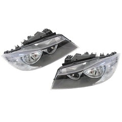 Headlight Headlamp Left & Right (Without Blaster) Compatible With BMW 3 Series E90 2005-2008 Helogen