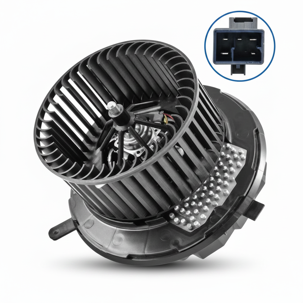 AC Heater Blower Motor 1KD820015 1KD820015A 1KD820015F 3C1820015 3C1820015A 3C1820015F  Compatible with AUDI Q3 (8UB, 8UG) & SKODA OCTAVIA II (1Z3) | LAURA & VW JETTA III (1K2) | BORA | VENTO Tag-BM-10