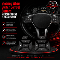 Brown-Square Steering Wheel Switch Control Buttons 2185400162 2185400262 Compatible with MERCEDES BENZ C-CLASS W204 & E-CLASS W212 & CLS C218