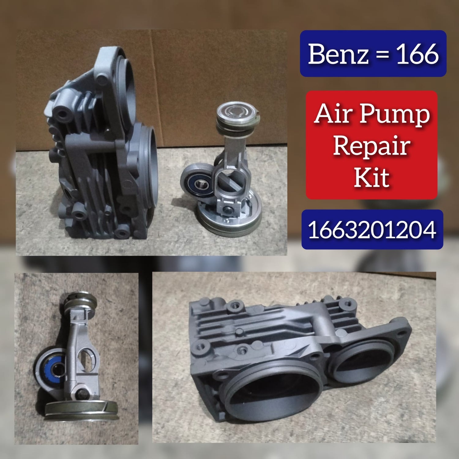 Air Suspension Compressor Pump Repair Kits 1663201204 Compatible With Mercedes Benz GL-CLASS W166 & M-CLASS W166