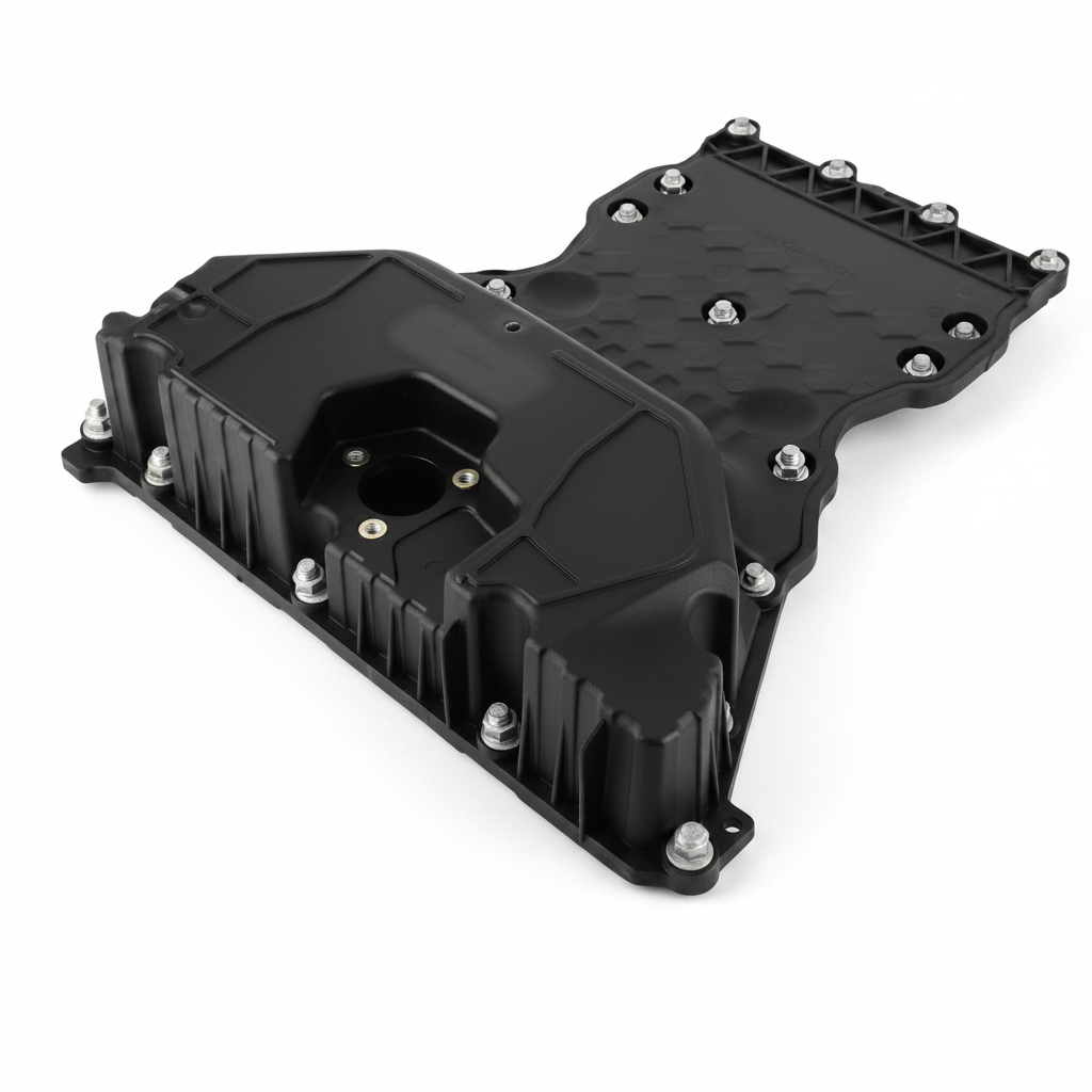 Oil Sump Pan 6510102913  6510100428 0009980147 6510100828 6510102913 6510140280 A0009980147 A6510100828 A6510102913 A6510140280 Compatible With MERCEDES-BENZ C-CLASS W204 & CLS C218  &  E-CLASS W212 Tag-OP-01