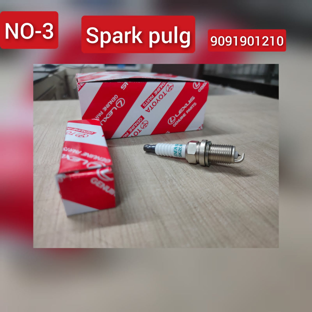 Spark Plug 9091901210 9091901211 9091901237 For MERCEDES-BENZ E-CLASS W211 Tag No.03