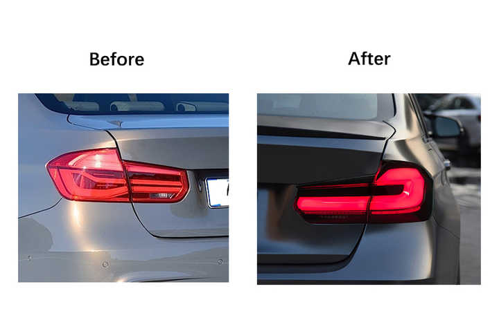 Upgrade Complete Tail Light Assy Set (Upgrade Normal To G30 Latest Style) Plug And Play No Need To Change Bumper Compatible With BMW F30 (2016-18) Tag No.4