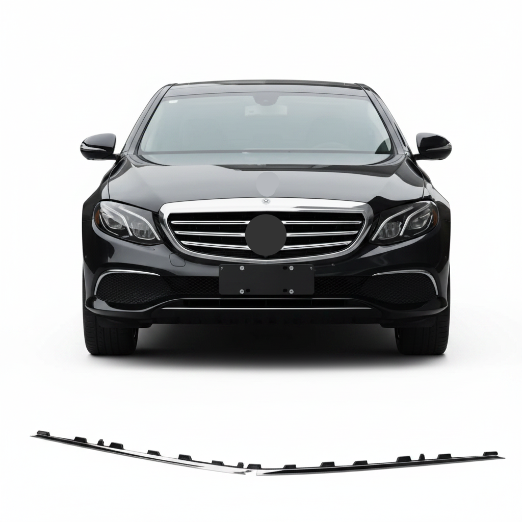 Front Bumper Chrome (Black) 2138850300 Compatible With MERCEDES-BENZ E-CLASS (W213) (2016-2016) Tag No.283