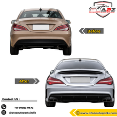 Complete Conversion Bumper Kit Compatible With Mercedes Benz Cla Class W117 C117 X117 (2013-2019)  Upgrade To Amg Amga45 (Shipping Cost Not Included In Price)