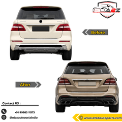 Complete Convertion Body Kit  Compatible With Mercedes Benz Gle W166 (2016-2019) Upgrade To Mercedes Benz Gle63 Amg  (Shipping Cost Not Included In Price)
