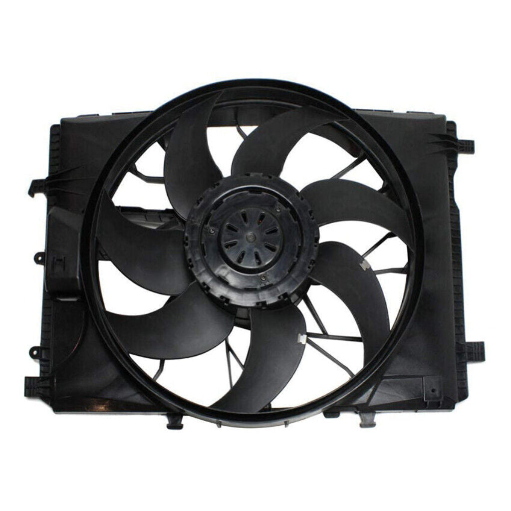 Engine Radiator Cooling Fan Assembly 2045000293 2049066802 Compatible With  MERCEDES-BENZ C-CLASS (W204) & CLA Coupe (C117) & CLS (C218) & E-CLASS (W212)