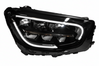 Headlight Headlamp Left Headlight Headlamp Left A2539068702& Right A2539068802 (Without Blaster) Compatible With Mercedes BENZ GLC X253 2020 - 2022 (LED)