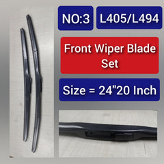 Front Wiper Blade Set (24"20 Inch) Compatible with Land Rover Range Rover L405 & Range Rover Sport L494 Tag-WBF-03