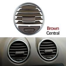 Front Air Vent Grille Outlet Panel Center 1648302154 Left & Right (Set) Compatible With MERCEDES BENZ GL-CLASS W164