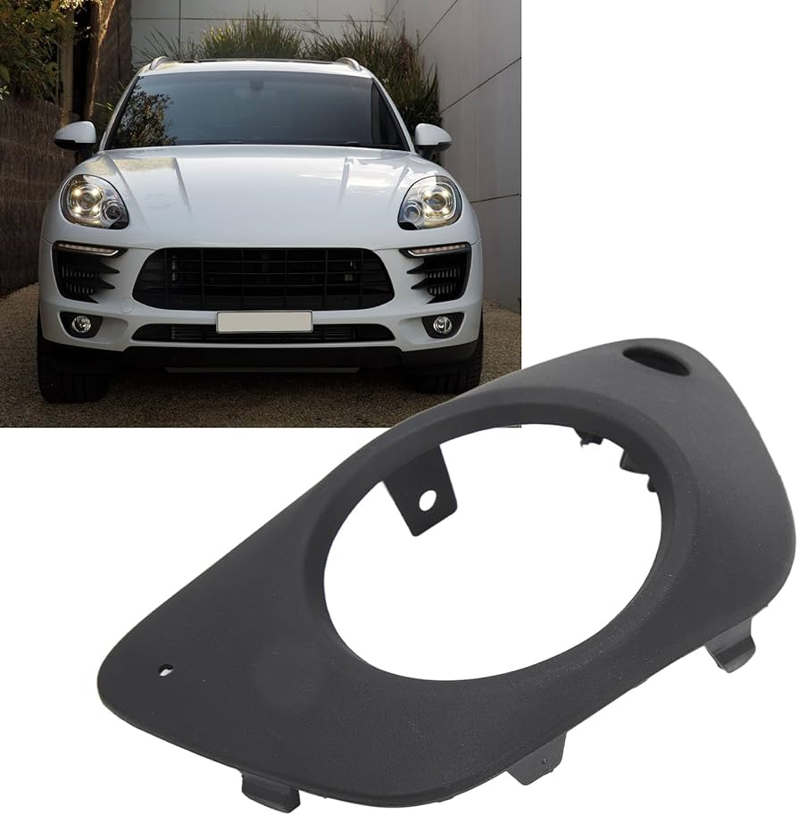 Fog Lamp Cover Compatible With Porsche Macan 2018 Fog Lamp Cover Left 95B807795B & Right 95B807796B