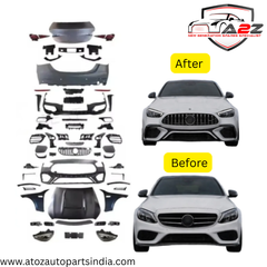 Complete Conversion Body Kit  Compatible With Mercedes Benz C Class W205 (2015-2022) Upgrade  To Mercedes Benz C Class  W206 C63 2023 AMG  (Shipping Cost Not Included In Price)