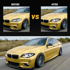 Complete Headlight Assy Set (Upgrade To G30 Style) Plug And Play No Need To Change Bumper Compatible With BMW F10 (2011-17) Tag No.4
