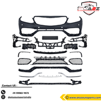 Front Bumper Kit Compatible With Mercedes Benz E Class W212 LCI (2014-2016) Upgrade To Mercedes Benz AMG E63 (Shipping Cost Not Included In Price)