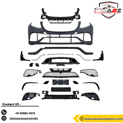 Front Bumper Kit Compatible With Mercedes Benz GLE W166 (2016-2019) Upgrade To Mercedes Benz AMG GLE63 (Shipping Cost Not Included In Price)