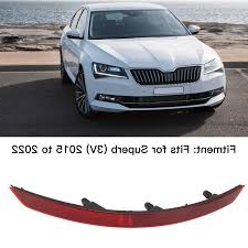 Rear Bumper Reflector Compatible With SKODA SUPERB Rear Bumper Reflector Left 3V5945106 & Right 3V5945105 (2015-2020)