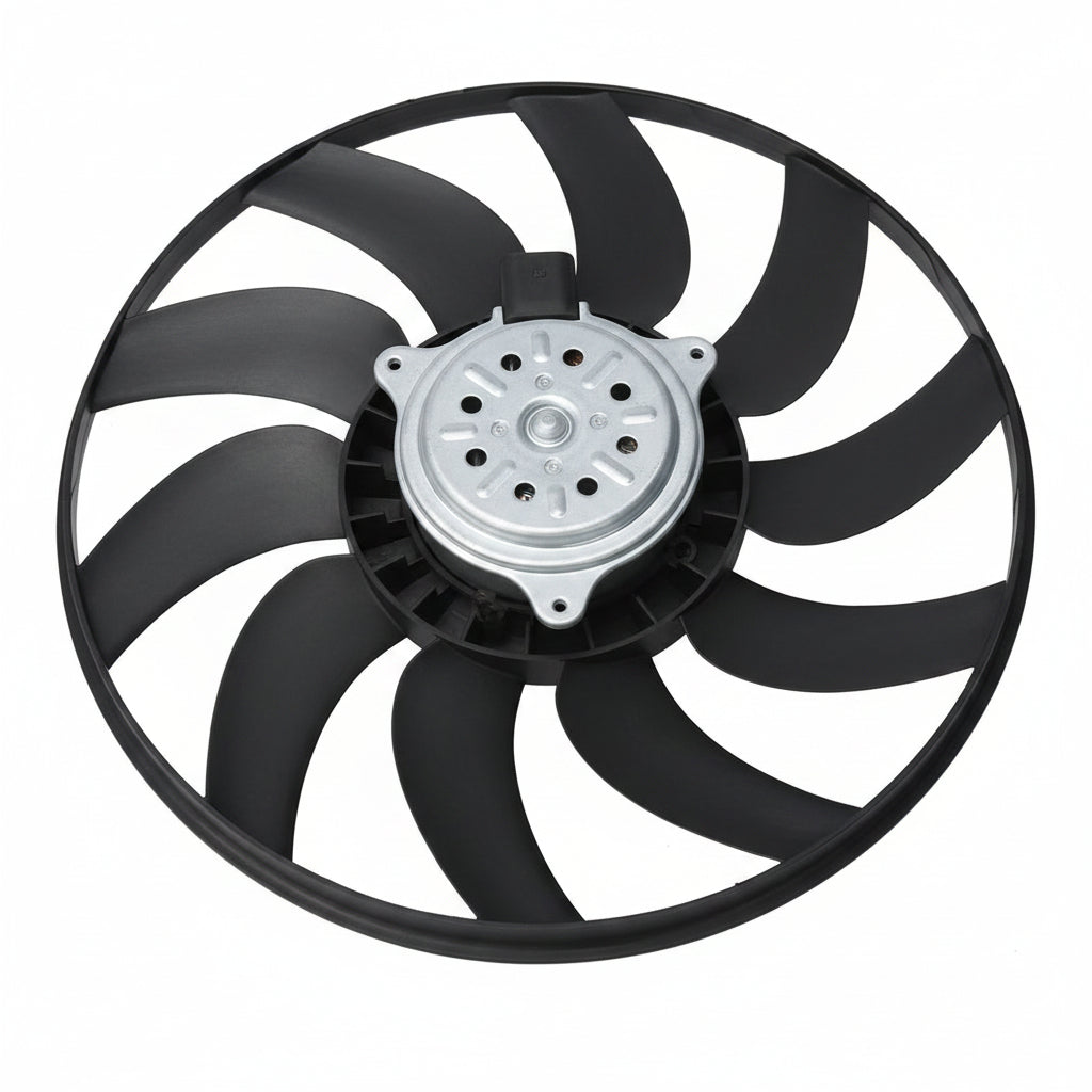 Engine Cooling Fan Motor Fan Assembly (Big) 8K0959455K 8K0959455G 8K0959455F Compatible with AUDI A4 B8 (8K2) | A4 / S4 & A6 C7 (4G2, 4GC) | A6 / S6 & A7 Sportback (4GA, 4GF) | A7 / S7 & Q3 & Q5 (8RB)