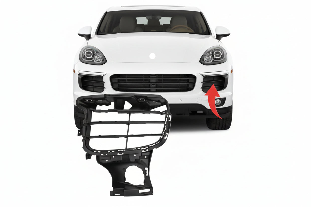 Fog Lamp Cover Left 95850568140 & Right 95850568240 958505681409B9 Compatible With Porsche Cayenne (2015-17) Tag No.153