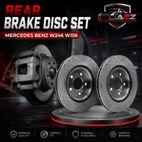 Rear Brake Disc Set 2464230812 Compatible With Mercedes Benz W246 W156
