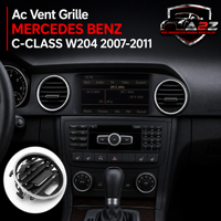 Black Ac Vent Grille Left 2048306254 -1 & Right 2048306254 -1 Compatible With MERCEDES BENZ C-CLASS W204 2007-2011
