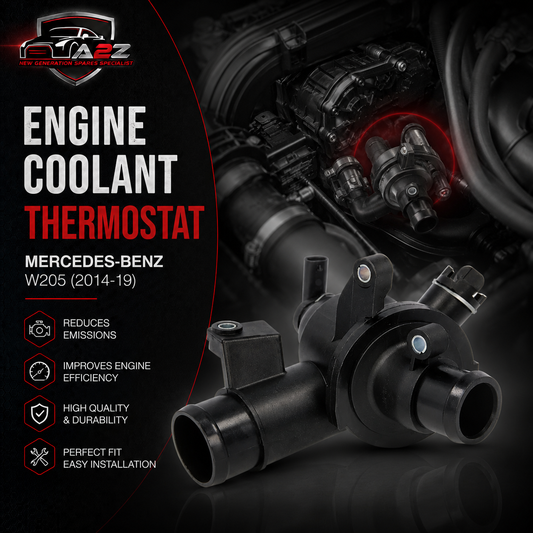 Engine Coolant Thermostat 6512001515 6512001300 Compatible With MERCEDES-BENZ C-CLASS W205 Tag-E-15