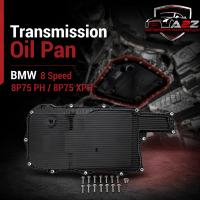 Transmission Oil Pan 24118632189 1102298018 Compatible With BMW 8 Speed 8P75 PH / 8P75 XPH