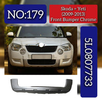 Front Bumper Chrome 5L0807733 Compatible With Skoda Yeti (2009-2013) Tag No.179
