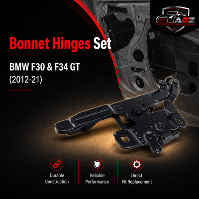 Bonnet Hinges Set Left 41617286343 & Right 41617286344 Compatible With BMW F30 & F34 GT(2012-21) Tag-101