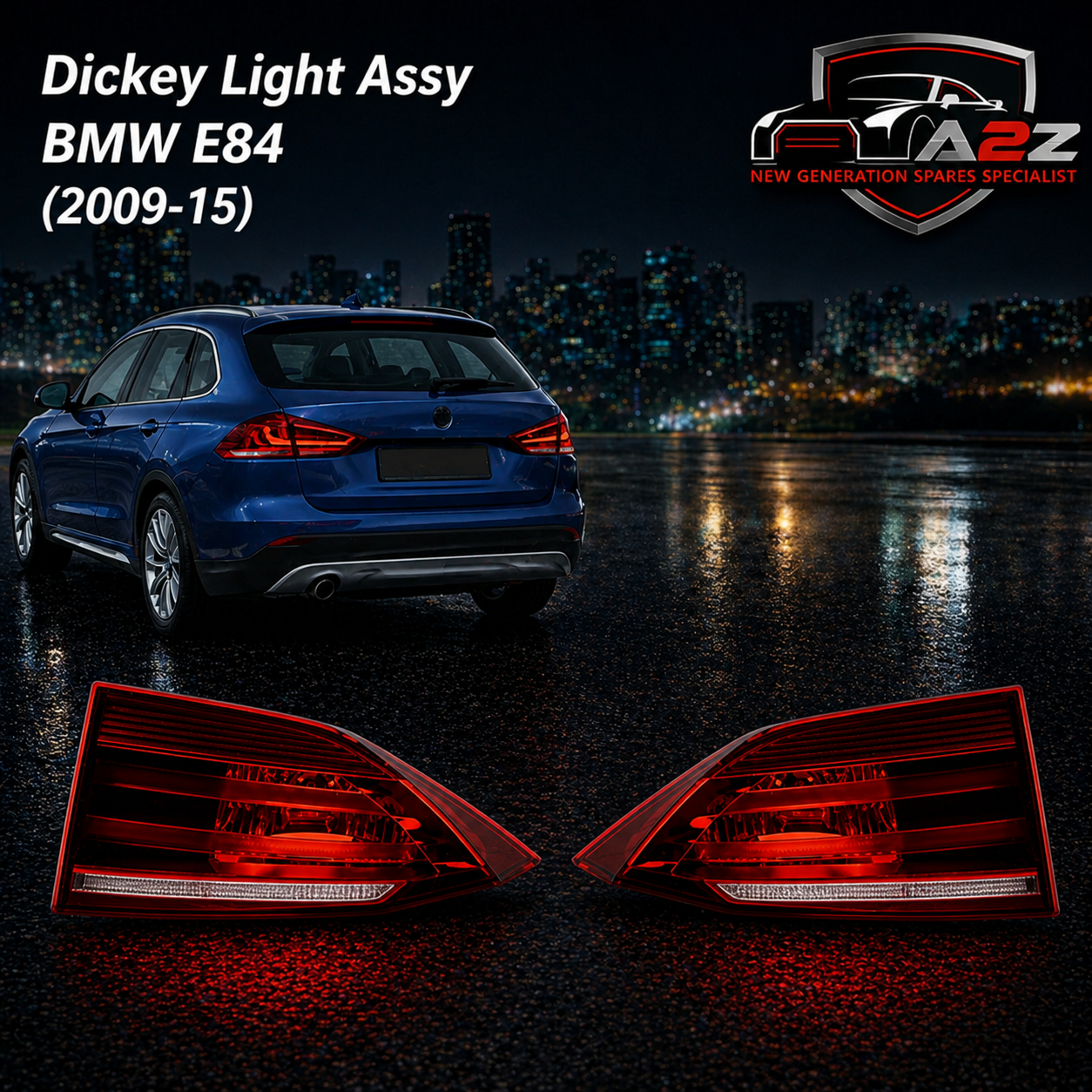 Dickey Light Assy Left 4G5945093E & Right 4G5945094E Compatible With Audi A6 4G (2015-2018) Tag No.155