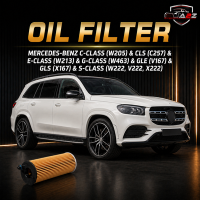 Oil Filter E866H D367 & 6541801100 & OX823/6 6541840025 A6541801100 A6541840025 Compatible With MERCEDES-BENZ C-CLASS (W205) & CLS (C257) & E-CLASS (W213) & G-CLASS (W463) & GLE (V167) & GLS (X167) & S-CLASS (W222, V222, X222)  Tag : 131