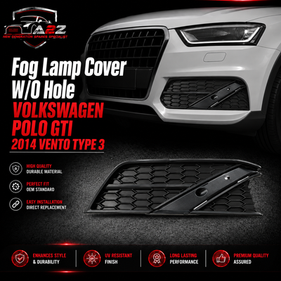 Fog Lamp Cover W/O Hole 6RG898665K Compatible With VOLKSWAGEN POLO GTI 2014 VENTO TYPE 3