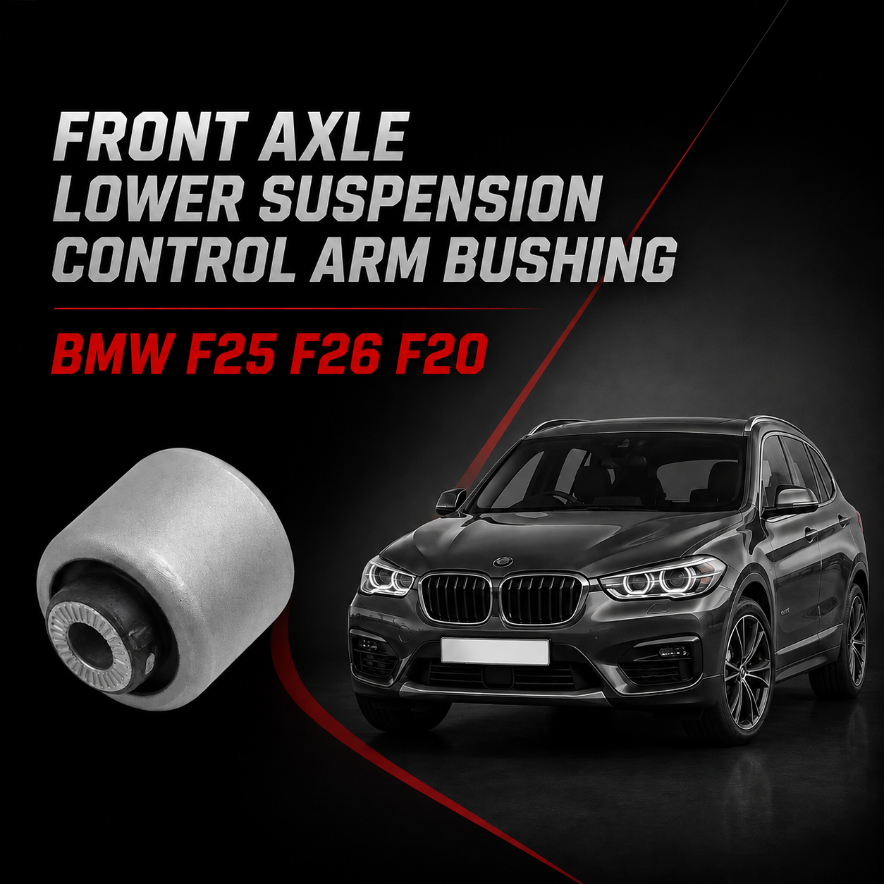 Front Axle Lower Suspension Control Arm Bushing 31106786959 Compatible With BMW F25 F26 F20 F21 F22 F34 F32 F30 F31 F80
