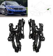 Bonnet Hinges Left 41008494431 & Right 41008494432 Compatible With BMW 3 SERIES (G20) (2019-2025) Tag No.102