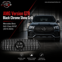 AMG Version GTR Black Chrome Show Grill  Compatible With Mercedes  Benz GLE-Class W167 (2019-2023 ) Tag 96