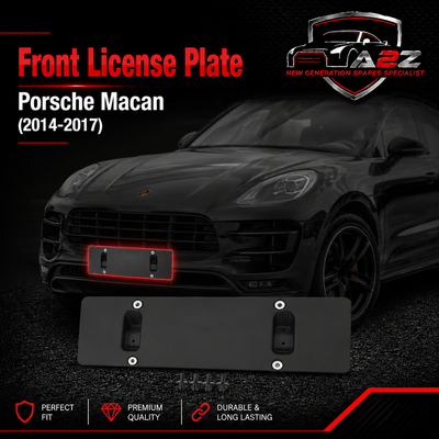 Front License Plate 95B807287 Compatible With Porsche Macan (2014-2017) Tag No.522
