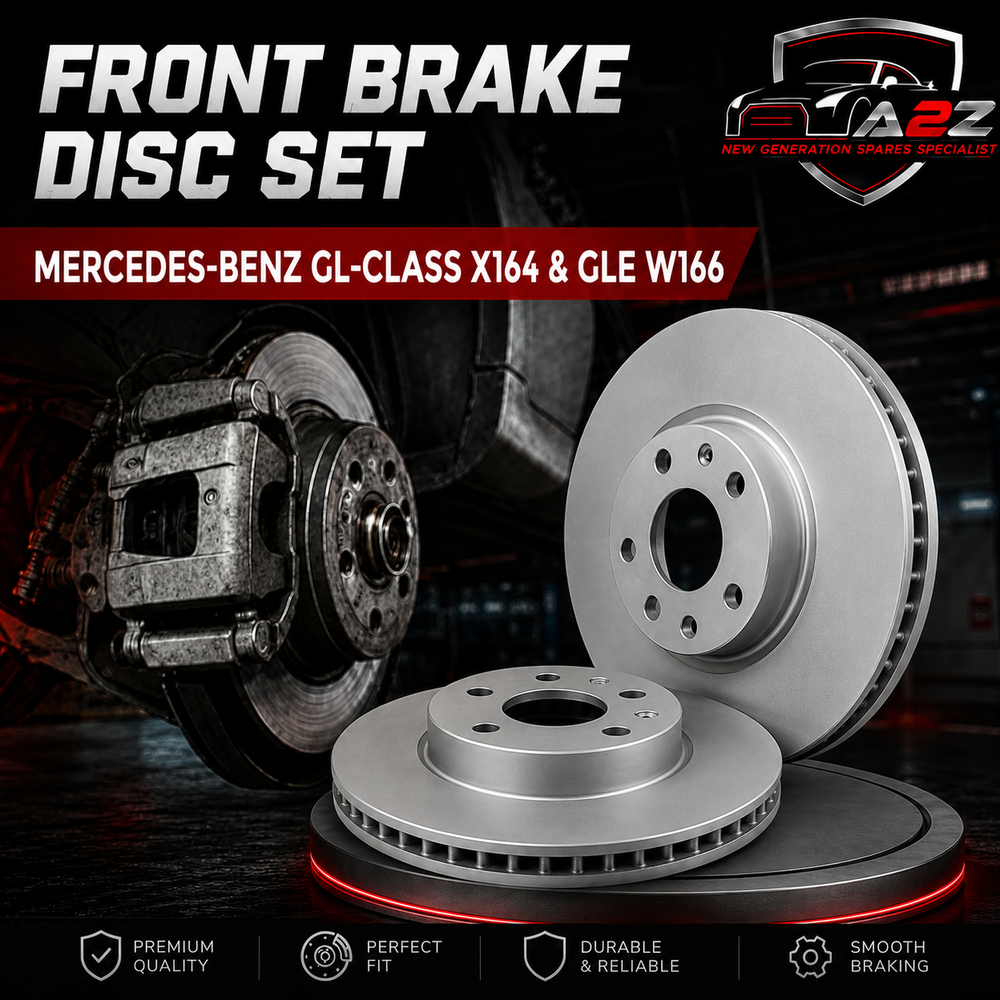 Front Brake Disc Set A1644211412 A1644210512 A1664210712 A1664211400 Compatible With MERCEDES-BENZ GL-CLASS X164 & GLE W166